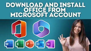 Download and Install Office From Microsoft Account [upl. by Ahseinod]