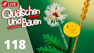 Pusteblume Neue LEGO Polybags und erster Blick auf Botanischen Garten  Quatschen amp Bauen 118 LIVE [upl. by Liatris]