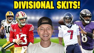 AFC  NFC Divisional Skits [upl. by Zerep]