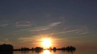 UFOs Sightings or BP Gulf Oil Spill  Strange Poisonous Clouds approach Florida Coast 2010 [upl. by Ikairik]