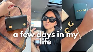 VLOG  NEW BAG ARITZIA HAUL AMAZON JEWELRY [upl. by Ronn]