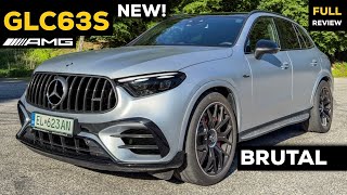 2024 MERCEDES AMG GLC 63 S E Performance 4 Cylinder Super SUV Driven FULL Review Drive Sound [upl. by Nitsyrc]