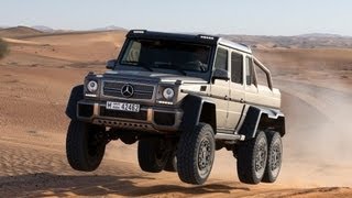 Mercedes G63 AMG 6x6  536bhp 6WD and 500000  autocarcouk [upl. by Gnilrad]