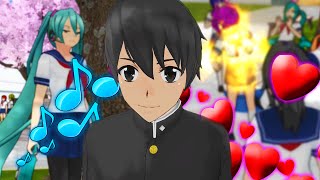 CAN YANDERE WIN SENPAI with MUSIC  Yandere Simulator Update Radio amp Funny Moments in Yandere Sim [upl. by Laekcim]