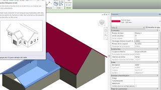 Comment réaliser un toit par tracé sur revit [upl. by Wehner]