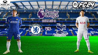 FC 24  Chelsea vs Tottenham  Premier League 2324 at Stamford Bridge  Xbox Series S Gameplay [upl. by Pyszka]