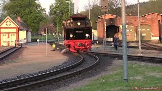 Die Selketalbahn im Abendlicht 28042019 [upl. by Lucila145]