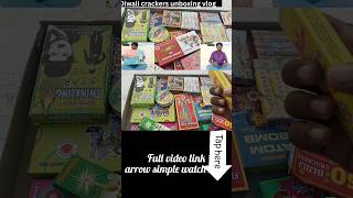 Diwali crackers gift box unboxing vlog full video link arrow simple watch now shortsfeed [upl. by Rammus]