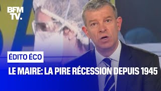 Le Maire la pire récession depuis 1945 [upl. by Tamah244]