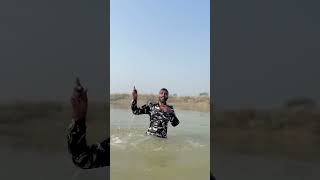 Fauji ne khela nadhi me khelshorts youtubeshorts army shortfeed shortvideo [upl. by Etnahsal]