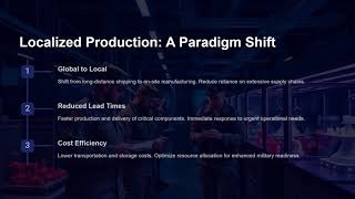 On Demand Manufacturing Revolutionizing Military Supply Chains [upl. by Divine]