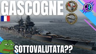 GASCOGNE  Variante di progetto alla classe Richelieu  World of Warships [upl. by Wolford]