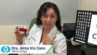 Uso correcto del inhalador  Asma y EPOC  Dra Alma Iris Cano Neumóloga  Clínica Cerya [upl. by Aubarta]