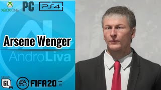 FIFA 20  Face ARSÈNE WENGER Tutorial [upl. by Wheaton]