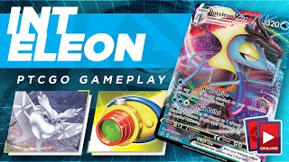 UPDATED Inteleon VMAX  Frosmoth Deck  PTCGO Gameplay Vivid Voltage [upl. by Ordnasela]