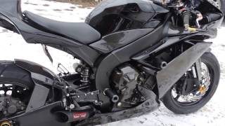 08 Yamaha YZF R1 Low Mount Coffmans Exhaust [upl. by Ahsikyt512]