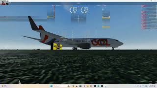 Extreme Landing Challenge Conquering Runway 04 on FlightLine Simulator roblox [upl. by Naivat]