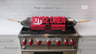 How To Season A Joyce Chen Wok [upl. by Nyrrad153]