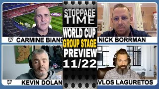 ⚽ 2022 World Cup Picks Predictions and Odds  World Cup Group Stage Preview  Stoppage Time Nov 22 [upl. by Shaylynn]