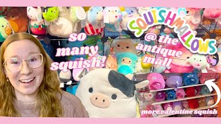 SQUISHMALLOW HUNTING AT THE ANTIQUE MALL huge haul [upl. by Nalek]