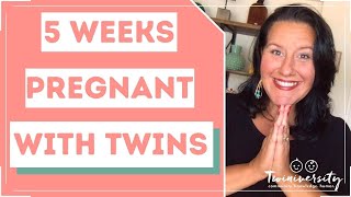 5 weeks pregnant with twins signs and symptoms [upl. by Carpenter]