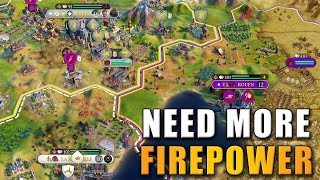 I might need more firepower  Civ 6 Deity Alexander 8 [upl. by Hashum]