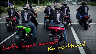 Ride Sunset Rockbund part 1 ✅  santai insyaAllah 8 buah kali nie mari layansss [upl. by Adnirb]