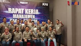 Rapat Kerja Manajemen PT KAI Daop 3 Cirebon Tahun 2024 [upl. by Gonnella]