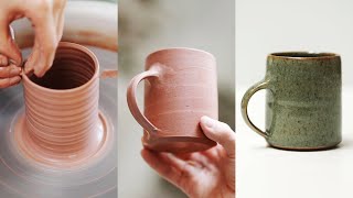 How to Make a Pottery Mug from Beginning to End [upl. by Umeko81]