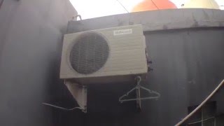 National minisplit air conditioner outdoor unit model CUC56KJ [upl. by Nedyah743]