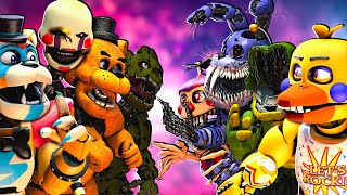 SFM FNaF Top 10 FNAF vs FIGHT Animations [upl. by Alyhs718]