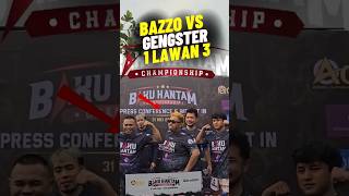 Bazzo vs Gengster 1 lawan 3 [upl. by Bainter]