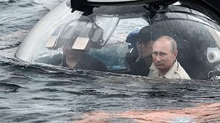 Russian President Vladimir Putin pays visit to Crimea in a submarine [upl. by Nylatsirk]