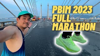 PENANG BRIDGE INTERNATIONAL MARATHON PBIM 2023  Adakah ASICS NOVABLAST 4 sesuai FULL MARATHON [upl. by Cicero]