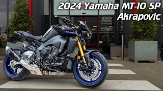 2024 Yamaha MT10 SP  Akrapovic Slipon Sound [upl. by Hertha767]