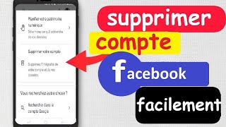 comment supprimer un compte facebook définitivement 2023 amp comment désactiver un compte facebook [upl. by Jerrol144]