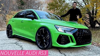 Essai NOUVELLE Audi RS3 2022 – Je vous explique TOUT sur la 8Y [upl. by Anastatius]