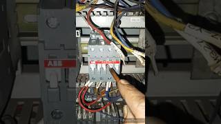 3 phase motor trip problem electrical shorts yt youtubeshorts motor panel electricianustaad [upl. by Llacam]