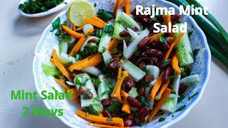 Mint Salads  Apple Mint Salad amp Rajma Mint Salad [upl. by Nevag174]