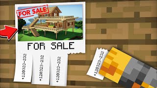 Minecraft GIANT INSTANT HOUSE SPAWNERS MOD  HOUSES TUTORIAL FOR SALE  Minecraft Mods [upl. by Marte]