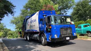 Diesel ACX McNeilus Rear Loader on Falls Church Trash [upl. by Renate]