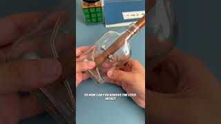 How do you remove the stick without destroying the bottlepuzzleiqiqtest [upl. by Atinna311]