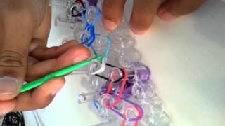 Tutorial come fare i braccialetti con gli elastici [upl. by Yrome]