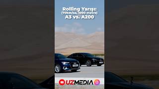 A3 vs A200 Rolling Yarışı 70 km drag rolling mercedes audi [upl. by Spears76]