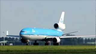 Polderbaan  KLM MD11 Take Off [upl. by Cassandre]