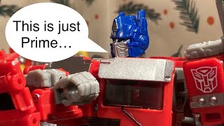 Optimus Prime Transforms but he makes the same sounds the toy does [upl. by Radack352]