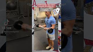 HOW TO DO 21’s  Bicep curls fitness gym shorts workout biceps [upl. by Ahsenahs]