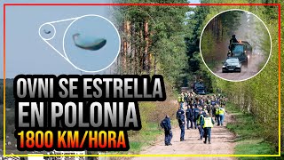 OVNI SE ESTRELLA EN POLONIA A 1800 KMHORA [upl. by Breskin]