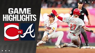 Reds vs Braves Game Highlights 9924  MLB Highlights [upl. by Clareta]