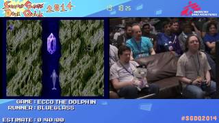 Ecco The Dolphin by Blueglass in 3646  SGDQ2014  Part 27 [upl. by Ahsikcin596]